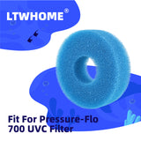 LTWHOME Compatible Foam Sponge Filter 25PPI Fits for Laguna Pressure-Flo 700 UVC Filter (Pack of 3)