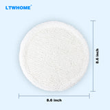 LTWHOME Replacement 8.6 Inch Soft Mop Pads Fit for Bissell Spinwave 2039 Series 2039A 2124 (Pack of 12)