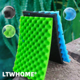 LTWHOME Fish Pond Foam Filter Sponge Set 17Inch X 11Inch Media (Pack Of 3 Sets)