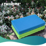 LTWHOME Fish Pond Foam Filter Sponge Set 17Inch X 11Inch Media (Pack Of 3 Sets)