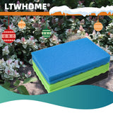 LTWHOME Fish Pond Foam Filter Sponge Set 17Inch X 11Inch Media (Pack Of 3 Sets)