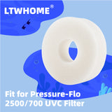 LTWHOME Compatible Foam Sponge Filter Media Fit for Laguna Pressure-Flo 700 UVC Filter(Pack of 3)