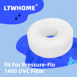 LTWHOME Compatible Foam Sponge Filter Media Fits Laguna Pressure-Flo 1400 UVC Filter(Pack of 8)