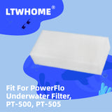 LTWHOME Replacement Foam Filters Fit for Laguna PowerFlo Underwater Filter, PT-500, PT-505 (Pack of 6)