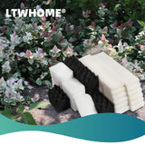 LTWHOME Value Pack of Foam Filters and Polishing Pads Set Fit for Fluval 404, 405,406 (Pack of 30)