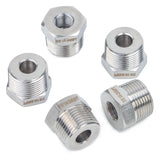 LTWFITTING Bar Production Stainless Steel 316 Pipe Hex Bushing Reducer Fittings 3/4 Inch Male x 1/4 Inch Female NPT Fuel Water Boat (Pack of 5)