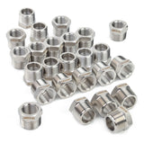 LTWFITTING Bar Production Stainless Steel 316 Pipe Hex Bushing Reducer Fittings 3/4 Inch Male x 1/2 Inch Female NPT Fuel Water Boat (Pack of 25)