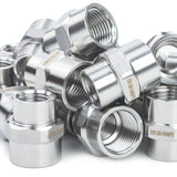 LTWFITTING Bar Production Stainless Steel 316 Pipe Fitting 3/8 Inch x 1/4 Inch Female NPT Reducing Coupling Water Boat (Pack of 400)