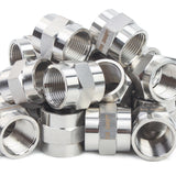 LTWFITTING Bar Production Stainless Steel 316 Pipe Fitting 3/4 Inch Female NPT Coupling Water Boat (Pack of 200)