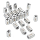 LTWFITTING Class 3000 Stainless Steel 316 Pipe Fitting 1/8 Inch Female NPT Coupling Water Boat (Pack of 25)