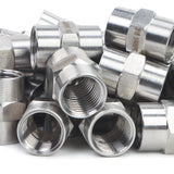 LTWFITTING Bar Production Stainless Steel 316 Pipe Fitting 1/4 Inch Female NPT Coupling Water Boat (Pack of 800)