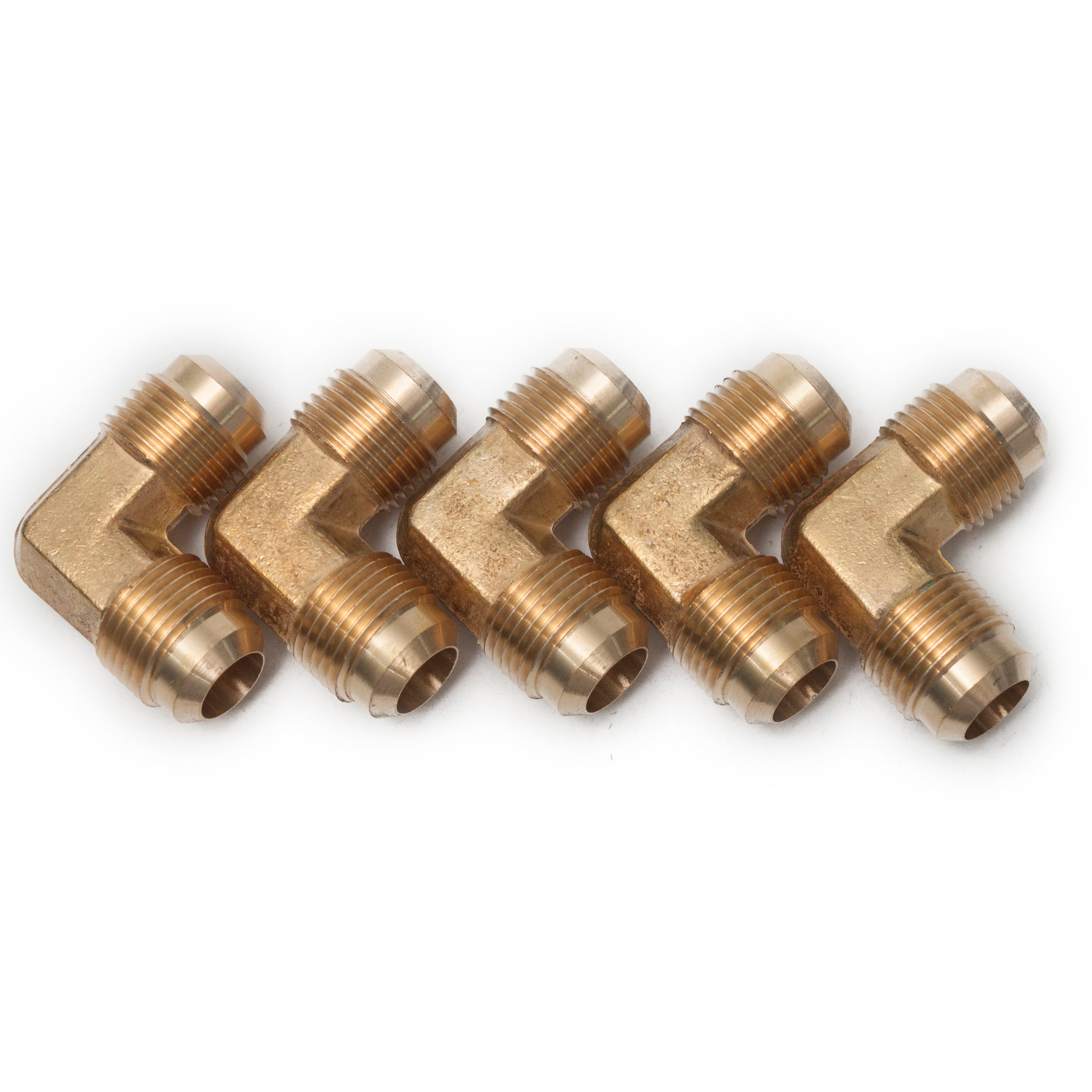 Lead Free Brass Compression Fittings - Union Elbows - 3/8 T O.D.