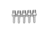 LTWFITTING Bar Production Stainless Steel 316 Barb Fitting Coupler/Connector 3/16 Inch Hose ID x 1/8 Inch Male NPT Air Fuel Water (Pack of 5)