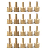 LTWFITTING Brass Fitting Coupler 5/16-Inch Hose Barb x 3/8-Inch Female NPT Fuel Water Boat(Pack of 20)