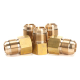 LTWFITTING Brass Flare 3/4 Inch OD x 3/4 Inch Female NPT Connector/Adapter Tube Fitting(Pack of 5)