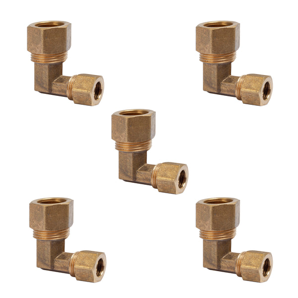 LTWFITTING Brass 5/8-Inch OD x 3/8-Inch OD 90 Degree Compression Reduc –  honest-f